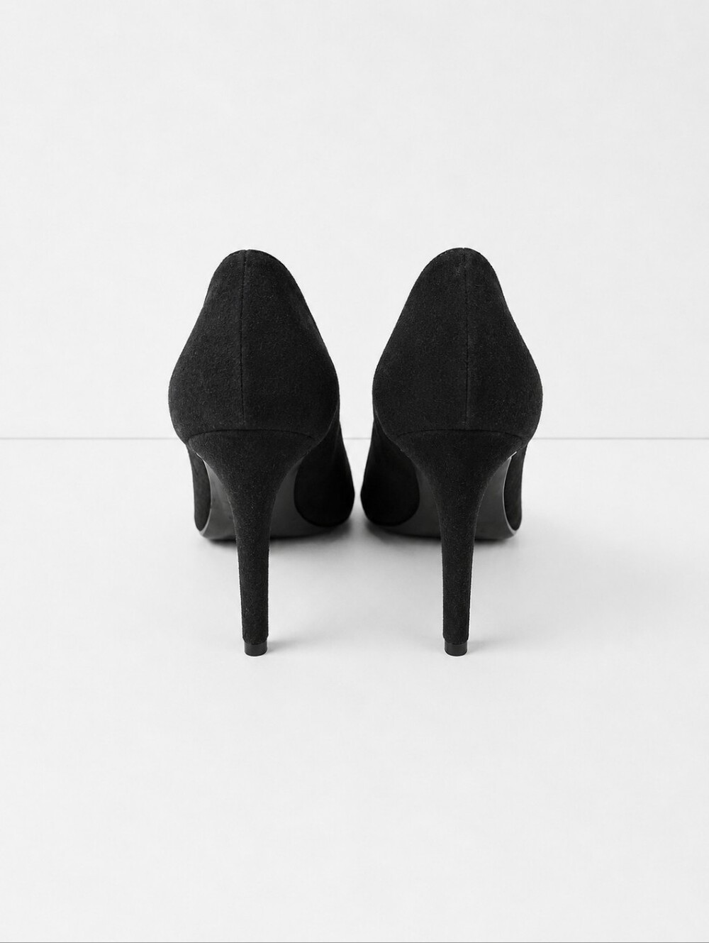 Giampaolo Viozzi Black Suede Leather Pointed Toe Pumps Heels Size 38 Italy 7.5 - Picture 5 of 11